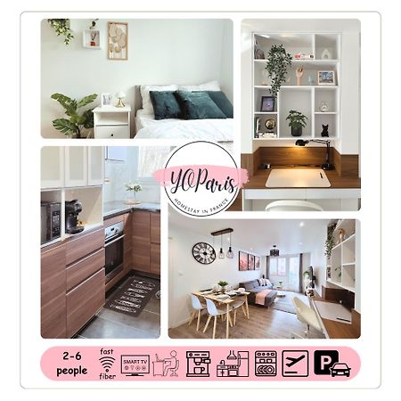 Entire 60M2 Apartment - Close To Paris - Parking - Kitchen - 2Min Rerb - Olympic'24 Bourg-la-Reine Bagian luar foto