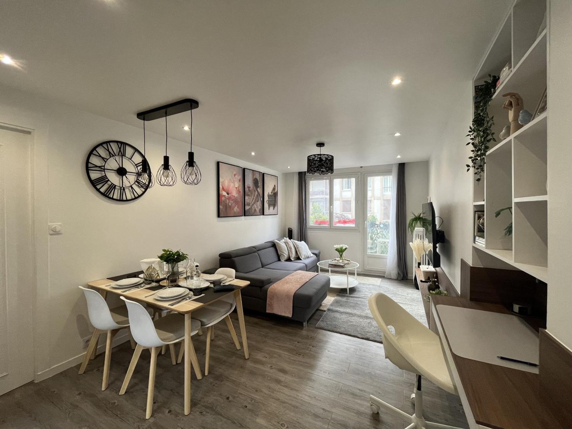 Entire 60M2 Apartment - Close To Paris - Parking - Kitchen - 2Min Rerb - Olympic'24 Bourg-la-Reine Bagian luar foto